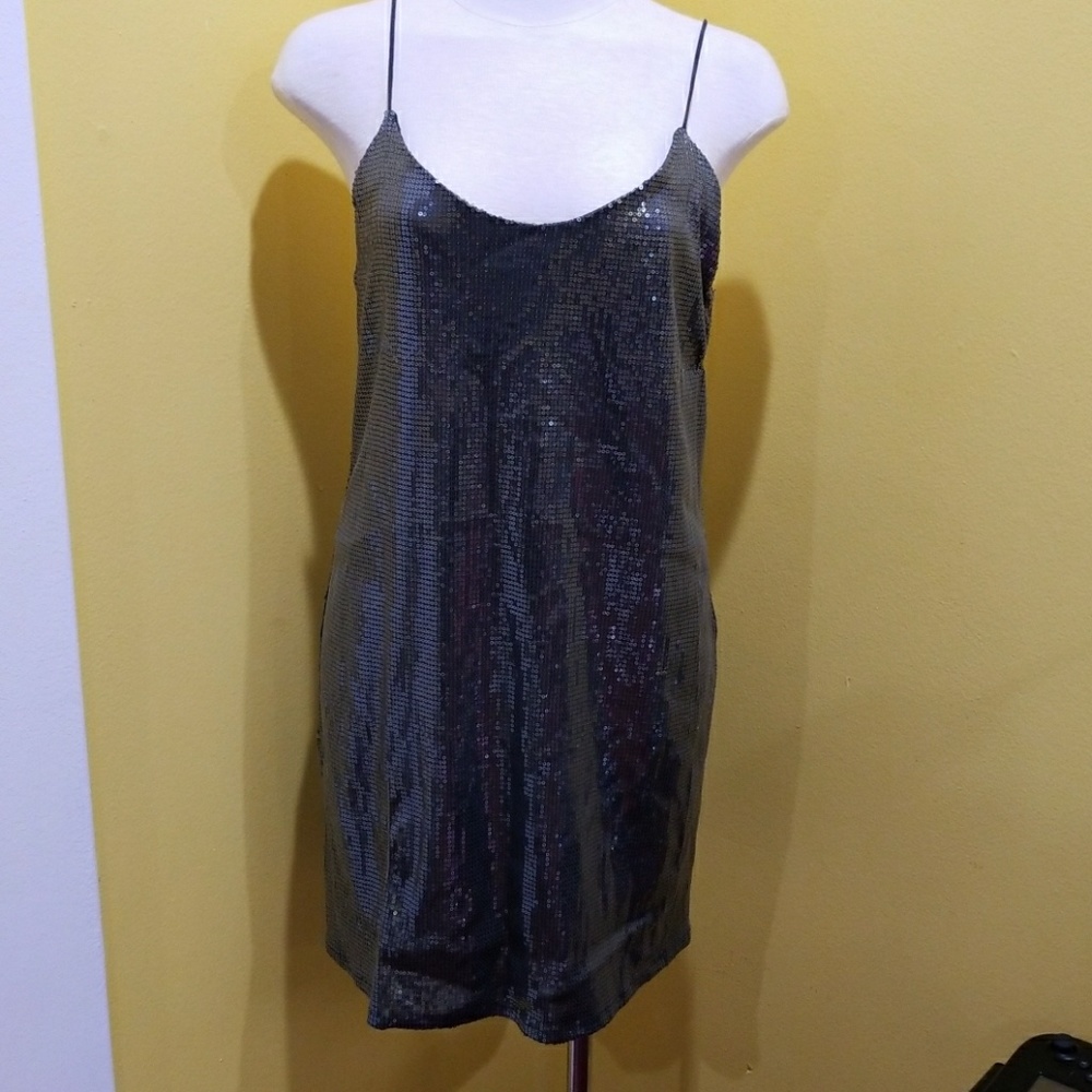 FLASH SALE !!!ZARA SEQUIN  MIni DRESS - Small NWOT